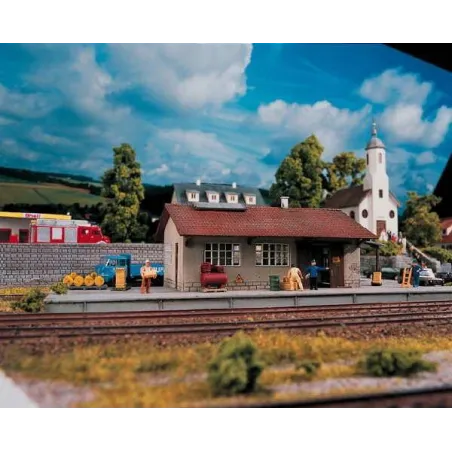 MODEL KOLEJOWY DO SKLEJANIA H0 MAGAZYN SKALA 1:87 PIKO 14+