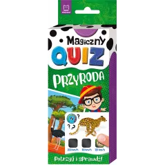 PRZYRODA MAGICZNY QUIZ POTRZYJ I SPRAWDŹ 7+ - Aksjomat