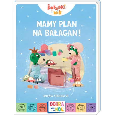 MAMY PLAN NA BAŁAGAN! KSIĄŻKA Z OKIENKAMI - Trefl Books