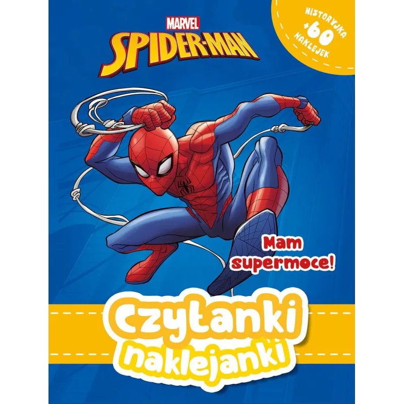 CZYTANKI NAKLEJANKI MAM SUPERMOCE MARVEL SPIDERMAN