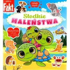 SŁODKIE MALEŃSTWA. NAKLEJKI ISKIERKI. KSIĄŻECZKA Z BROKATOWYMI NAKLEJKAMI