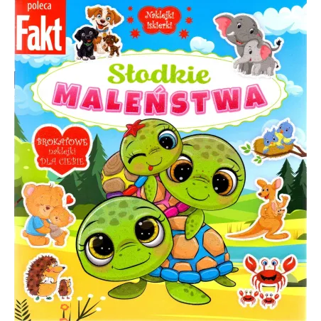 Słodkie Maleństwa. Naklejki Iskierki. Książeczka Z Brokatowymi Naklejkami
