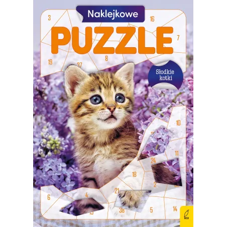 Słodkie Kotki. Naklejkowe Puzzle