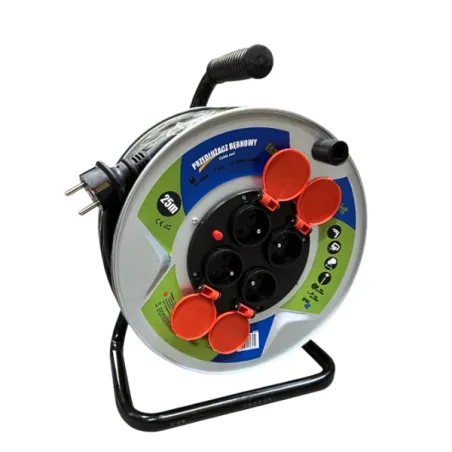 Przedłużacz Na Bębnie Linear 25M 4X230V 16A H05Vv-F