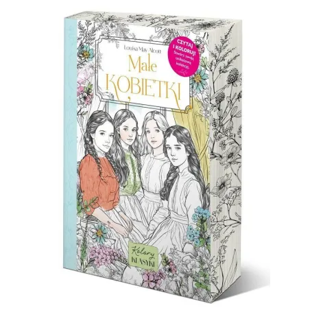 Małe kobietki. Kolory klasyki ilustrowane brzegi Louisa May Alcott