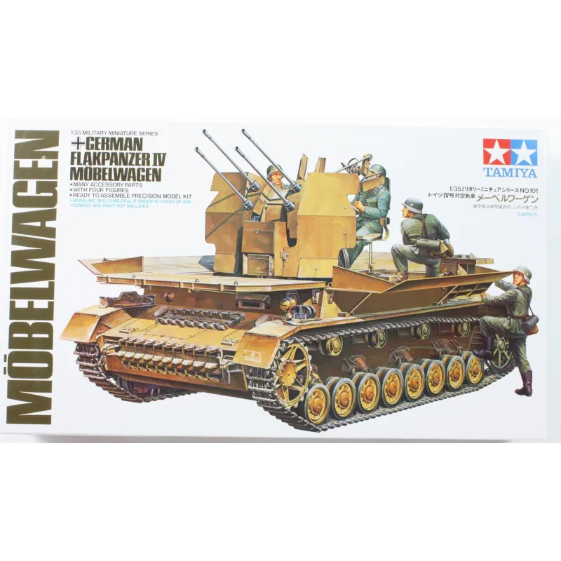 MODEL DO SKLEJANIA FLAKPANZER IV MÖBELWAGEN SKALA 1:35 TAMIYA