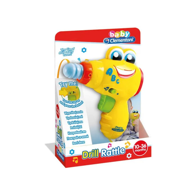 GRZECHOTKA WIERTARKA CLEMENTONI BABY 10M+