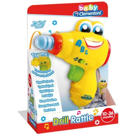 GRZECHOTKA WIERTARKA CLEMENTONI BABY 10M+