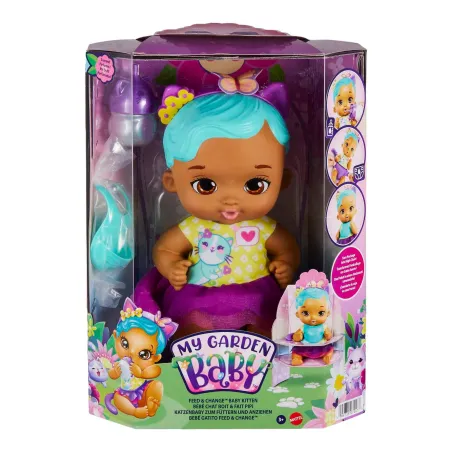 Lalka My Garden Baby Bobas Kotek Fioletowy Mattel 3+