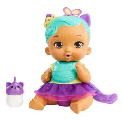 LALKA MY GARDEN BABY BOBAS KOTEK FIOLETOWY MATTEL 3+