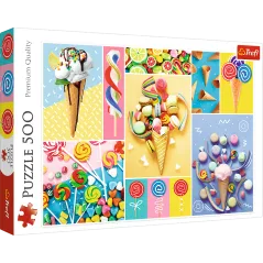 ULUBIONE SŁODYCZE PUZZLE 500 ELEMENTÓW 9+