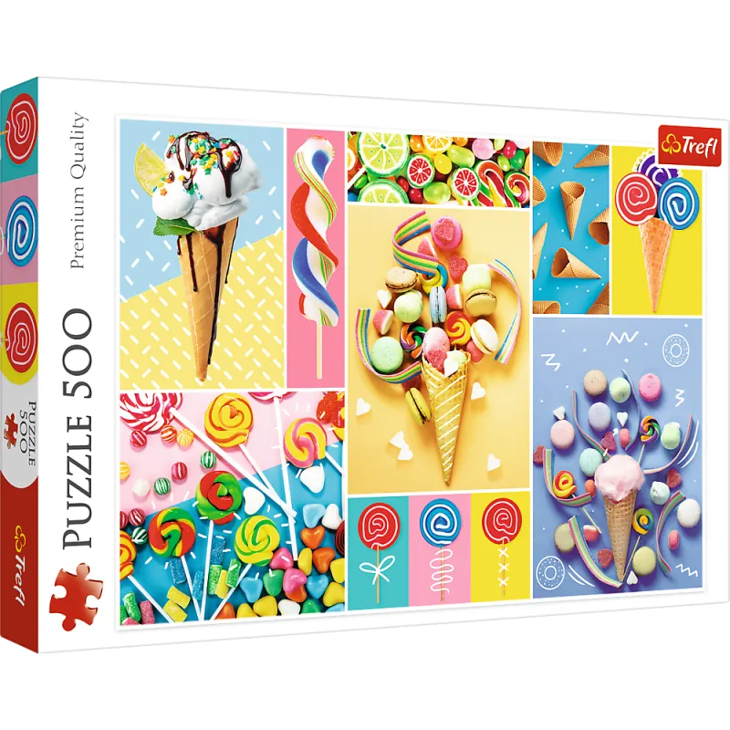ULUBIONE SŁODYCZE PUZZLE 500 ELEMENTÓW 9+