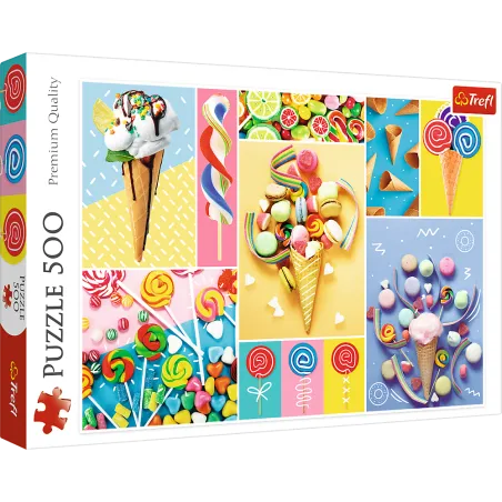ULUBIONE SŁODYCZE PUZZLE 500 ELEMENTÓW 9+