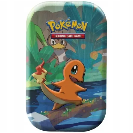 Kanto Friends Mini Tin Puszka Z Kartami Charmader Pokemon 6+ Kanto Friends Mini Tin Puszka Z Kartami Charmader Pokemon 6+