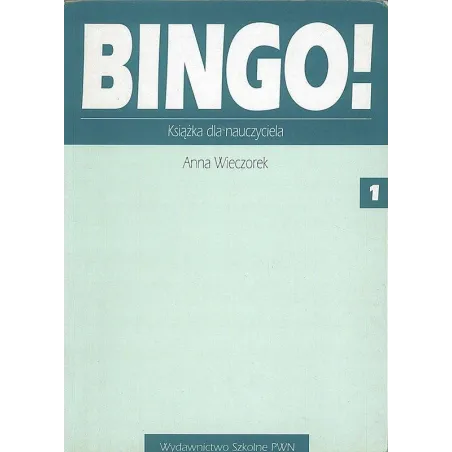 BINGO 1 KSIĄŻKA NAUCZYCIELA