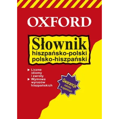 SŁOWNIK HISZPAŃSKO-POLSKI POLSKO-HISZPAŃSKI - Oxford