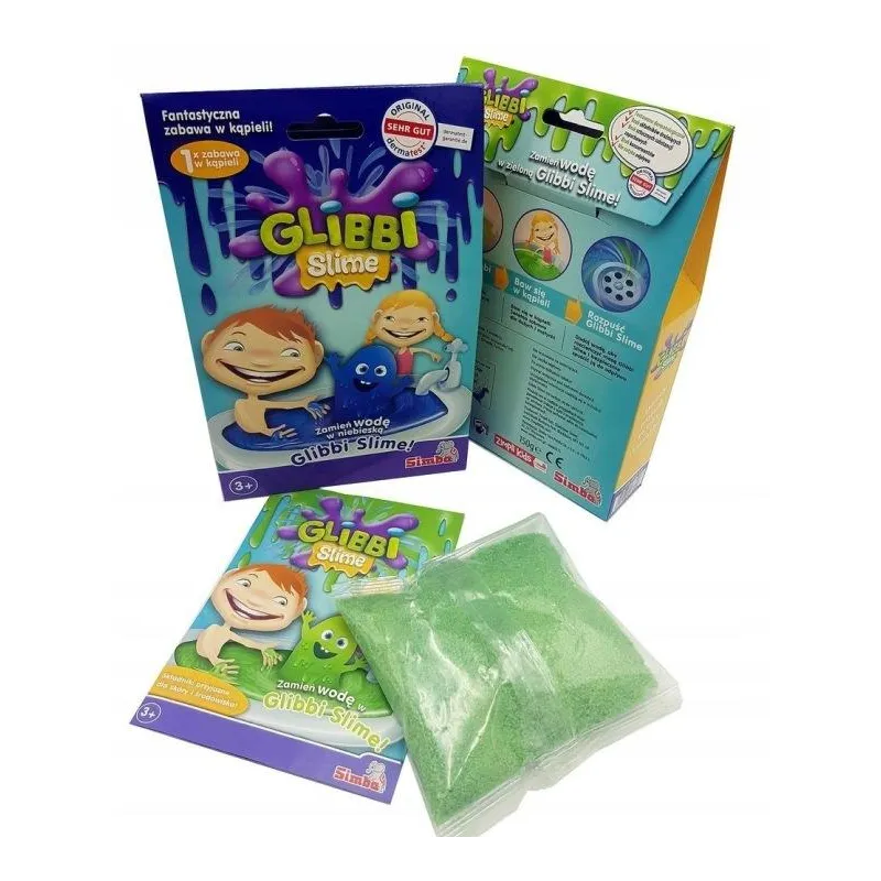 GLIBBI SLIME MASA ŻELKOWA DO KĄPIELI 3+