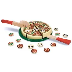 Pizza Drewniana Z Dodatkami Zabawka Edukacyjna Melissa & Doug 3+