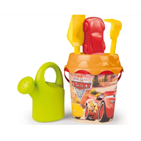 Wiaderko Z Akcesoriami Cars Auta Do Piasku Smoby 3+