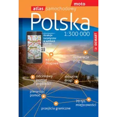 POLSKA. ATLAS  SAMOCHODOWY 1:300 000