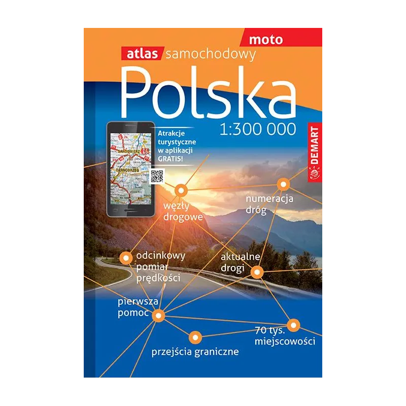 POLSKA. ATLAS  SAMOCHODOWY 1:300 000