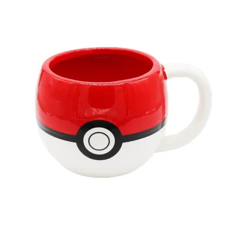 Kubek Ceramiczny 3D Pokeball Pokemon 320 Ml