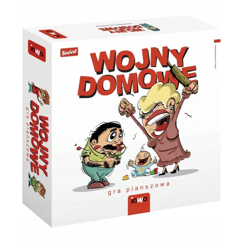 WOJNA DOMOWA GRA PLANSZOWA JAWA 12+