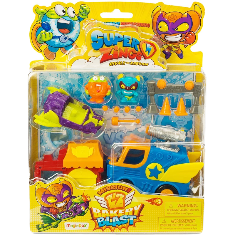 SUPER ZINGS MISSION BAKERY BLAST ZESTAW FIGUREK Z AKCESORIAMI - Magic box SUPER ZINGS MISSION BAKERY BLAST ZESTAW FIGUREK Z AKCESORIAMI - Magic box