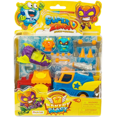 SUPER ZINGS MISSION BAKERY BLAST ZESTAW FIGUREK Z AKCESORIAMI - Magic box