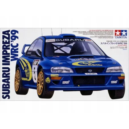 MODEL SAMOCHODU DO SKLEJANIA SUBARU WRC ’99 TAMIYA