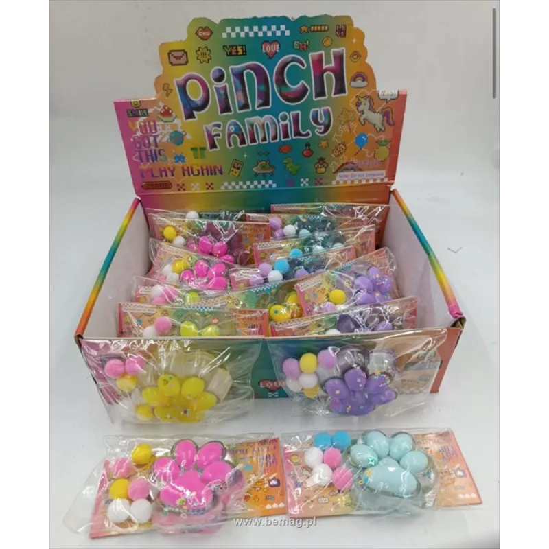 ŚWIECĄCY GNIOTEK ANTYSTRESOWY SQUISHY 5 CM