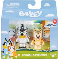 FIGURKI BLUEY I BINGO W KOSTIUMACH ZWIERZĄT MOOSE TOYS 3+