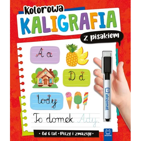 Kolorowa Kaligrafia Z Pisakiem. Piszę I Zmazuję 6+