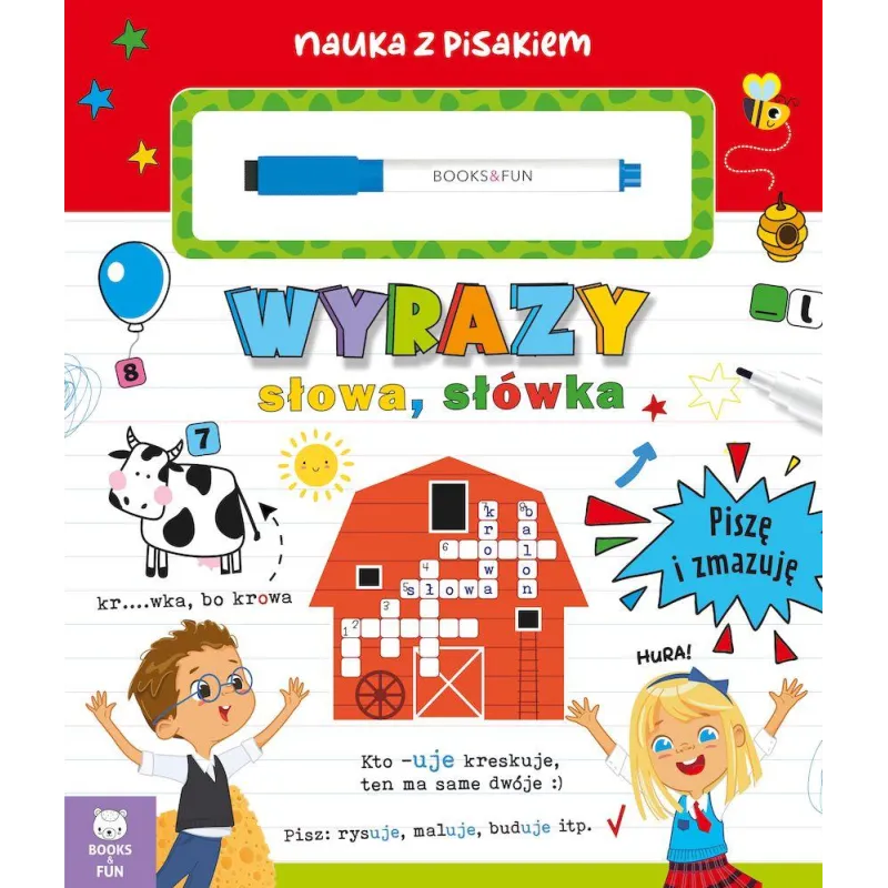 Wyrazy słowa i słówka. Nauka z pisakiem