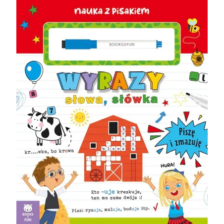 Wyrazy słowa i słówka. Nauka z pisakiem