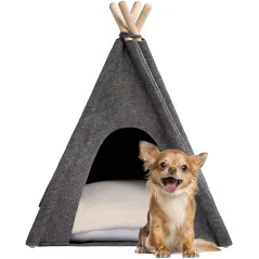 NAMIOT FILCOWY TIPI LEGOWISKO DO SPANIA DLA PSA KOTA 60 x 60 x 70 CM MYANIMALY