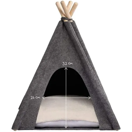 Namiot Filcowy Tipi Legowisko Do Spania Dla Psa Kota 60 X 60 X 70 Cm Myanimaly