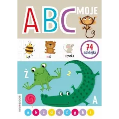 KSIĄŻKA MOJE ABC 74 NAKLEJKI - Books & Fun