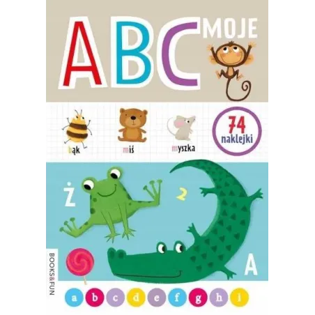 Książka Moje Abc 74 Naklejki