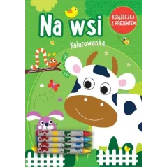 NA WSI. KOLOROWANKA Z KREDKAMI