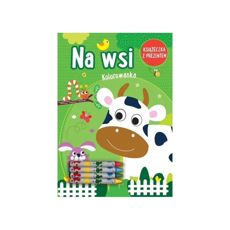 NA WSI. KOLOROWANKA Z KREDKAMI