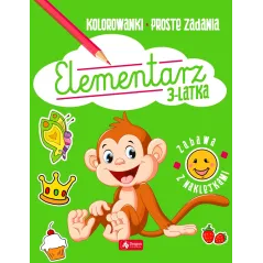 ELEMENTARZ 3-LATKA. KSIĄŻECZKA Z NAKLEJKAMI - Dragon