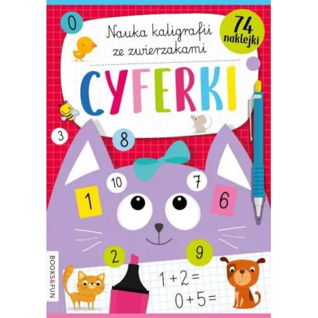NAUKA KALIGRAFII ZE ZWIERZAKAMI CYFERKI 