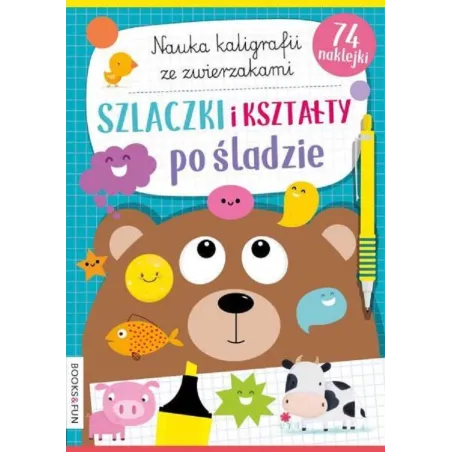Szlaczki Kształty Po Śladzie Nauka Kaligrafii Ze Zwierzakami