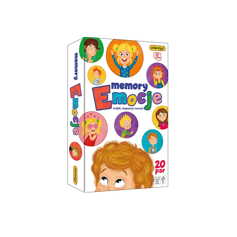 EMOCJE MEMORY GRA EDUKACYJNA 4+