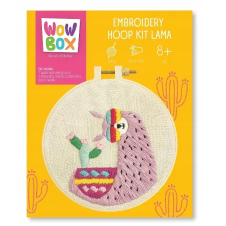 ZESTAW KREATYWNY DO HAFTOWANIA LAMA WOW BOX 8+