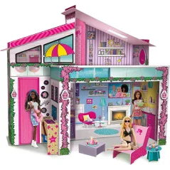 DUŻY DOM LETNIA WILLA BARBIE + LALKA BARBIE 4+