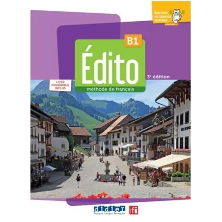 EDITO B1 PODRĘCZNIK  ZAWARTOŚĆ ONLINE ED. 2022