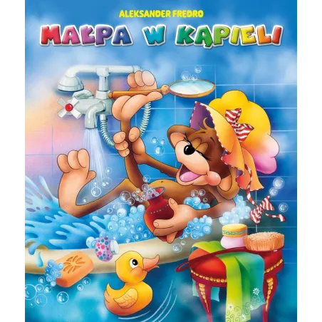 MAŁPA W KĄPIELI
