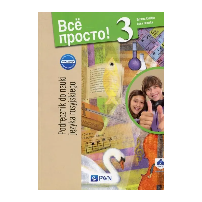 WSIO PROSTO! 3. NOWA EDYCJA PODRĘCZNIK WIELOLETNI Z PŁYTĄ CD Irena Danecka, Barbara Chlebda - PWN SZKOLNY